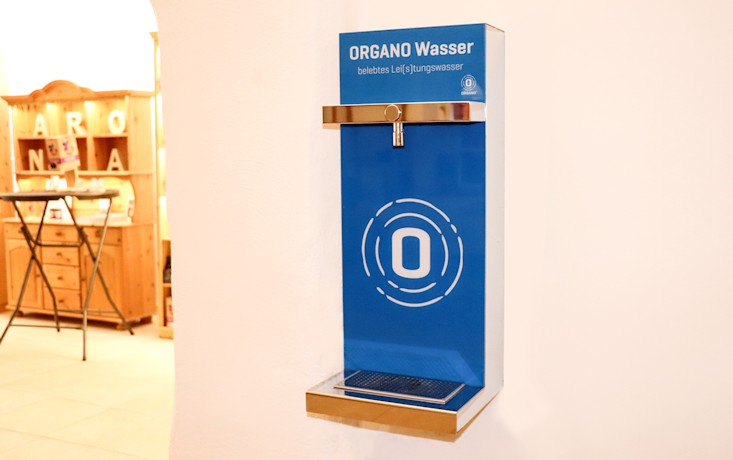 Die ORGANO Wasserbar – belebtes Wasser, belebte Sinne